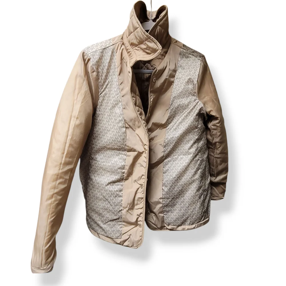 MICHAEL Michael Kors Quilted Tan Jacket, Medium - Picture 5 of 8